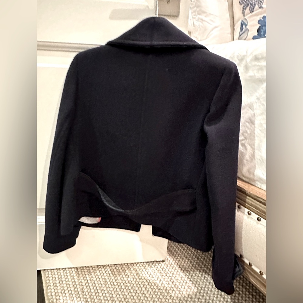 JCrew Navy Jacket (Above Hip) Size 2 - Picture 3 of 3